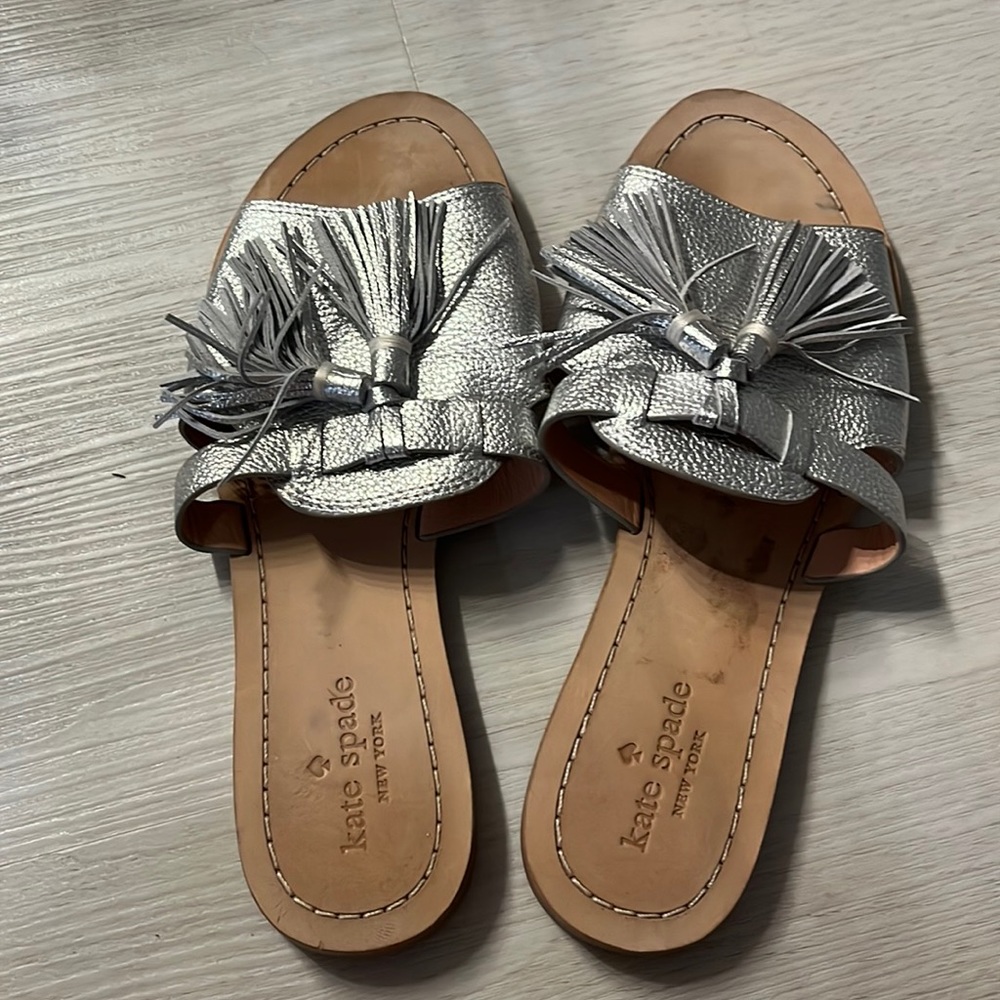 Silver sandals